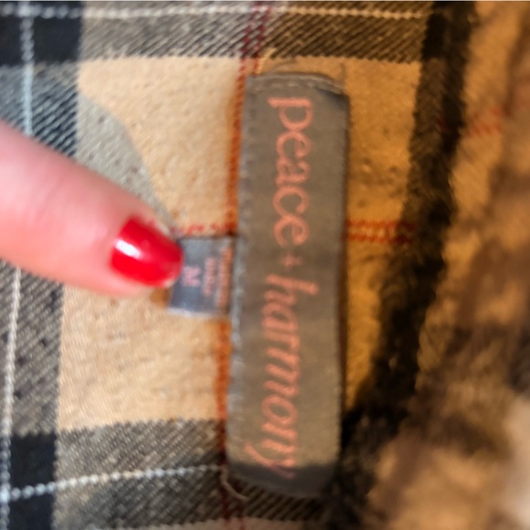 A Trio of  Plaid Button-Ups…Mustard, Cream, and Red… - Picture 5 of 8